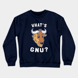 What's Gnu Crewneck Sweatshirt